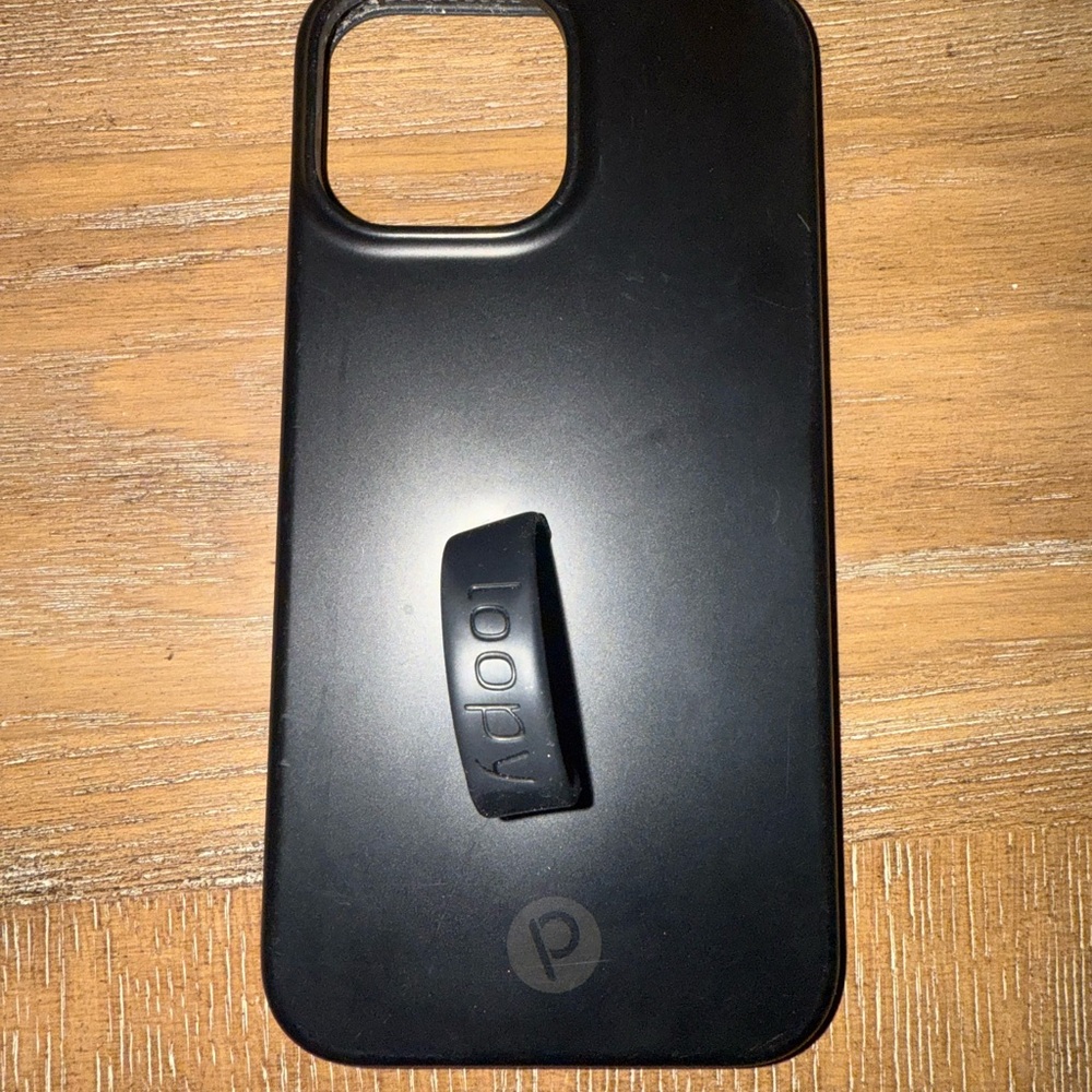 Loopy Case Sleek Black Phone Cover